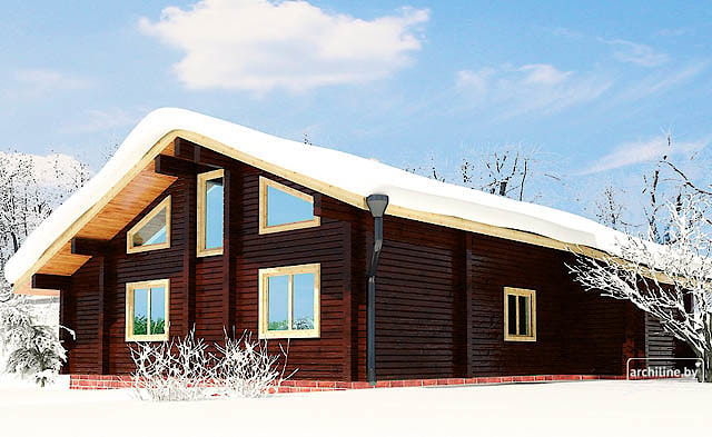 Scandinavian casa in legno 138 m2