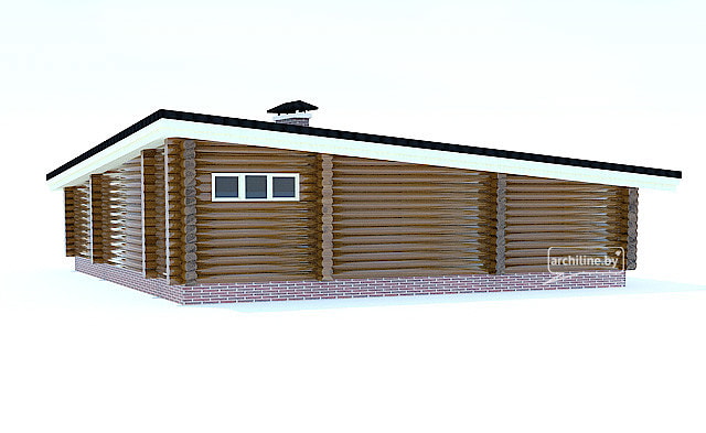 La costruzione della sauna 69 m2