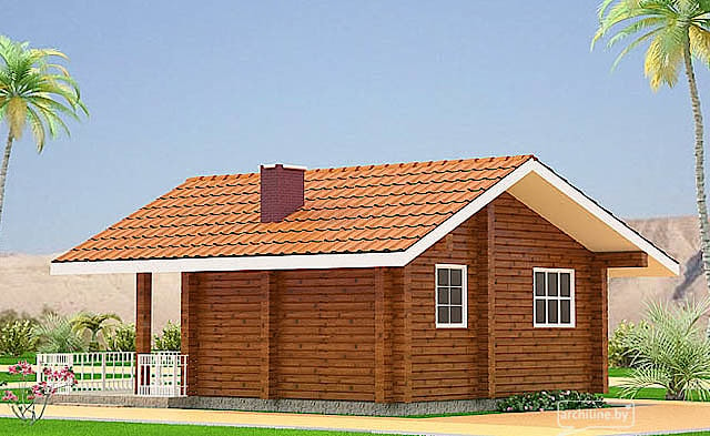 Case di legno Camping 28 m²