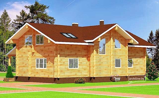 Case di legno 196 m²