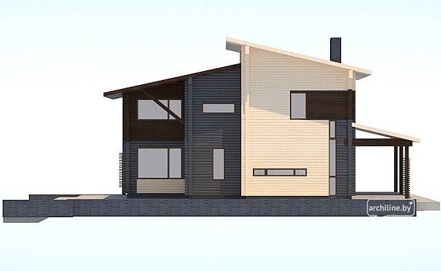 Moderna casa in legno 217 m²