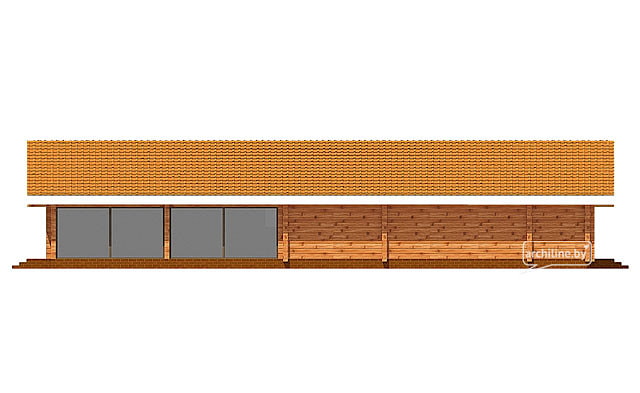 Chalet di legno lamellare 252 m²