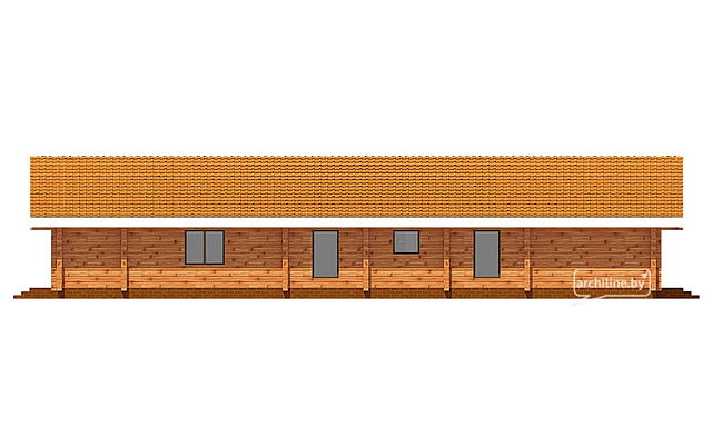 Chalet di legno lamellare 252 m²