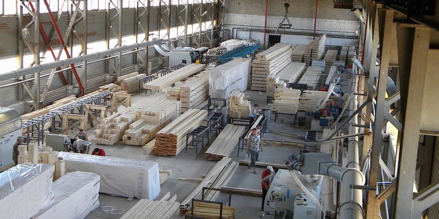 Tecnologia di produzione per case di legno