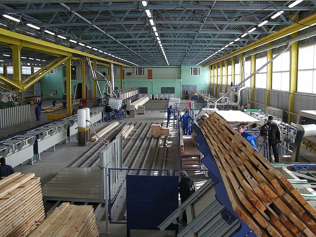 Legno lamellare — La trave lamellare profilata