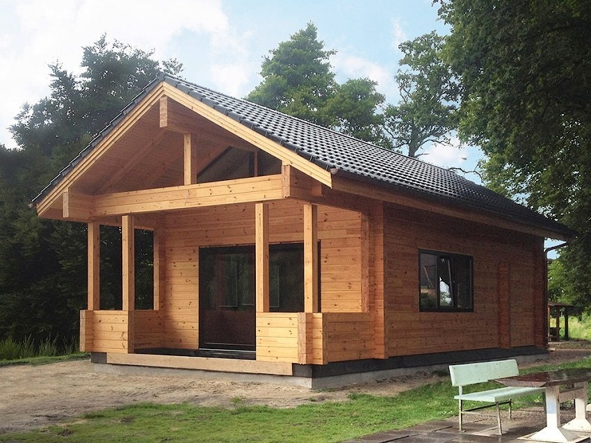 Casa in legno lamellare "Defender" 48 m²