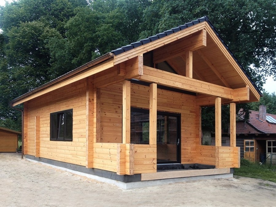 Casa in legno lamellare "Ucraina" 48 m²