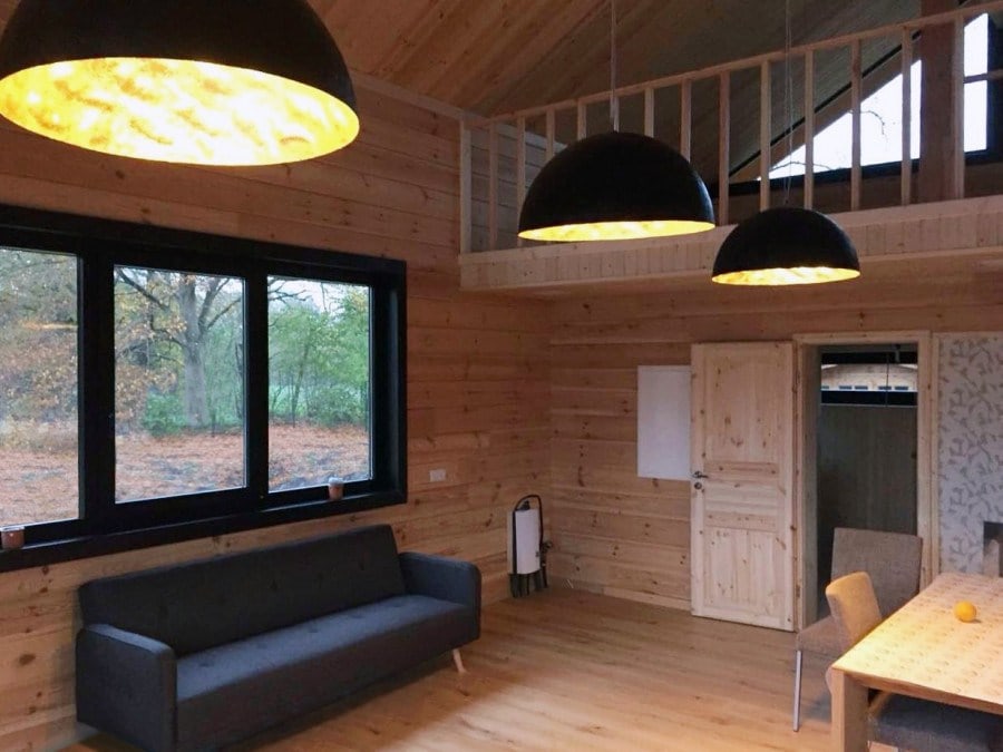 Casa in legno lamellare "Ucraina" 48 m²