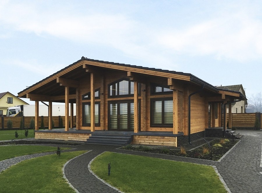 Casa in legno lamellare "Stels" 120 m²  