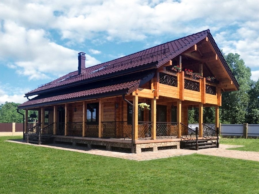 Casa in legno lamellare "Felicità" 175 m2