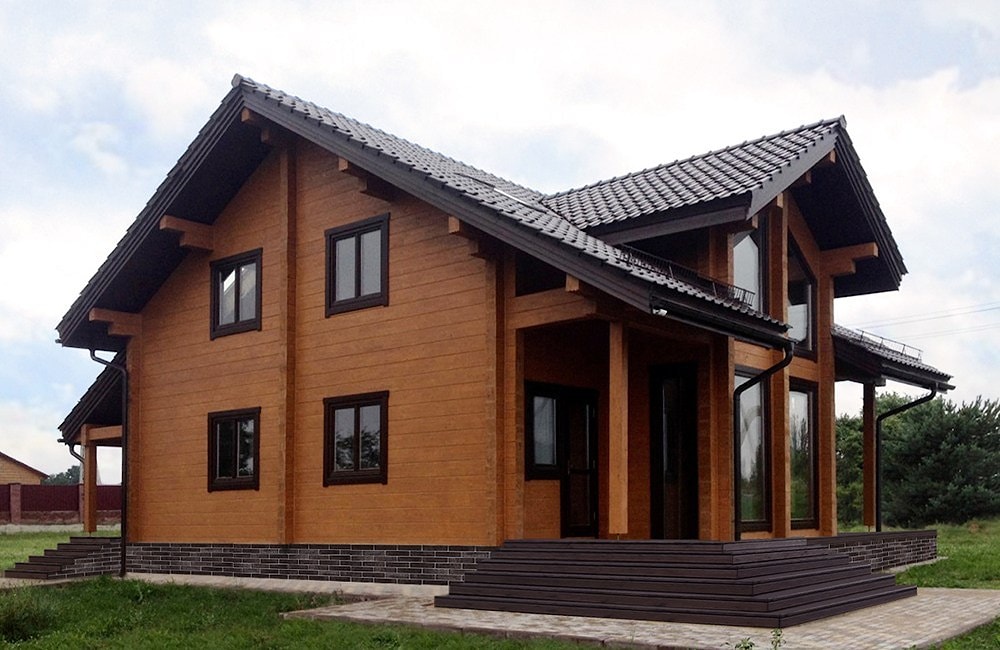 La casa in legno lamellare 132 m2 "Pomeriggio"