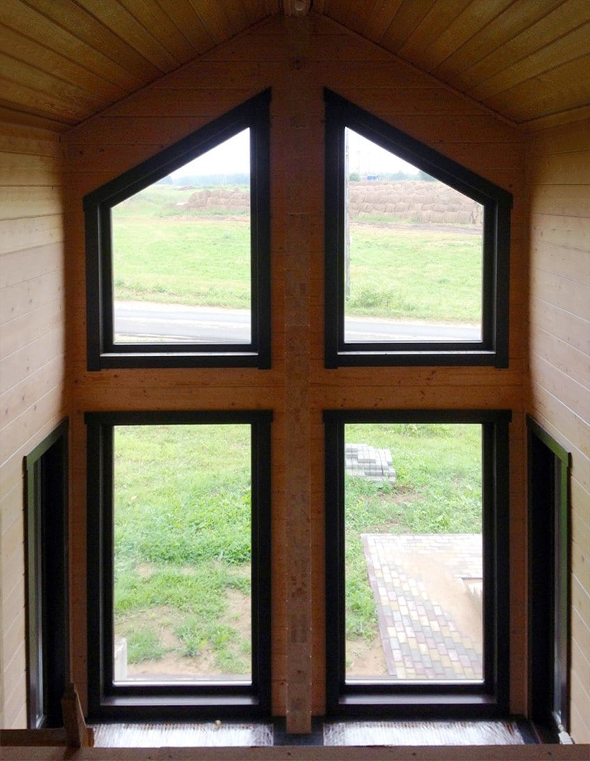 La casa in legno lamellare 132 m2 "Pomeriggio"