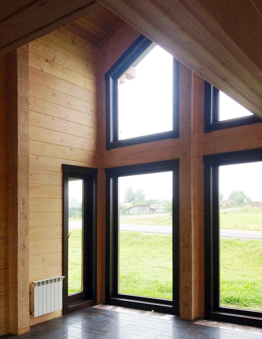 La casa in legno lamellare 132 m2 "Pomeriggio"