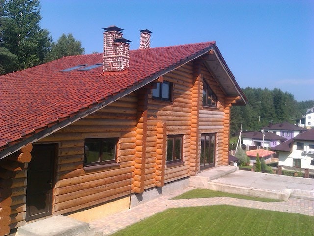 Casa di legno di tronchi "Russo" 220 m2