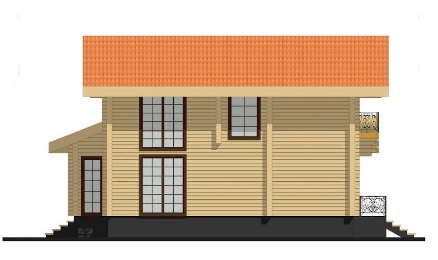 Casa  di legno lamellare "Arno" 202m2