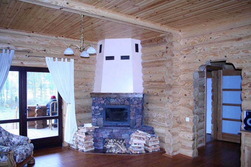 Casa di legno di tronchi "Tevere" 172 m2