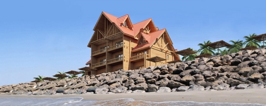 Realizzazione di un hotel in legno negli Emirati Arabi, Ras Al Khaimah  