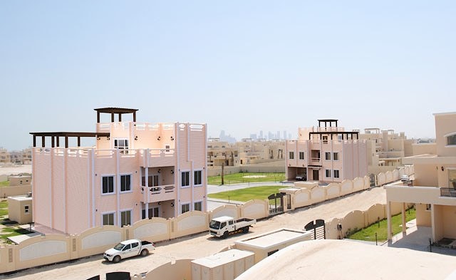 Il progetto di una casa in legno realizzata a Doha, Qatar  