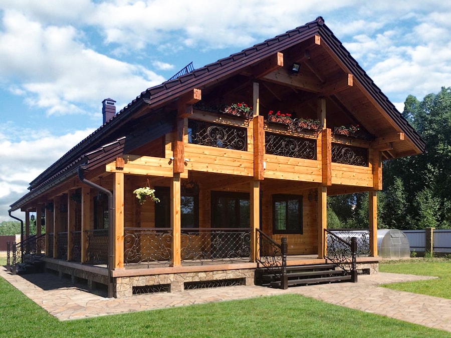 Casa in legno lamellare "Felicità" 175 m2  