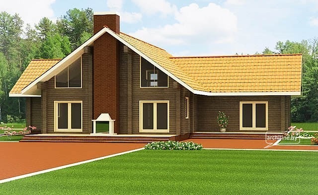 Casa in legno, il progetto "House Building 2" 287 m² - Prezzo impostato su richiesta  